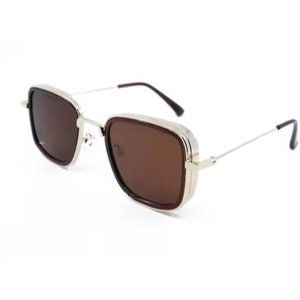 Square Metal Vintage Style Sunglasses